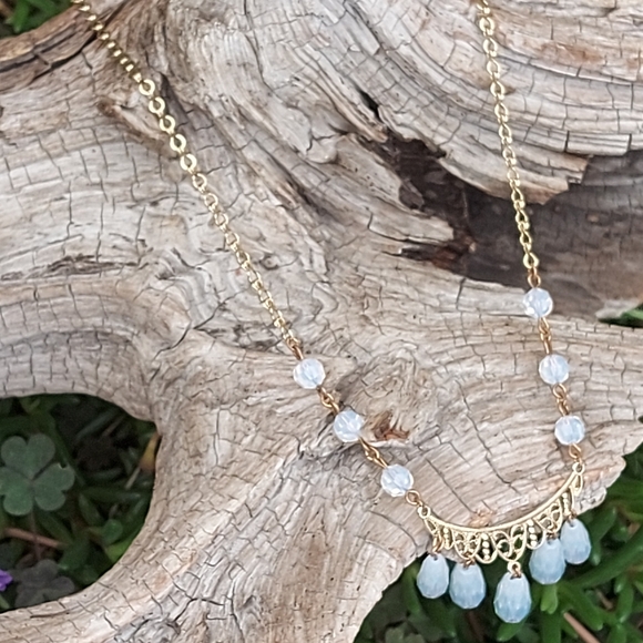 Opaline Moonstone Necklace from 1928 Jewelry - Picture 5 of 5